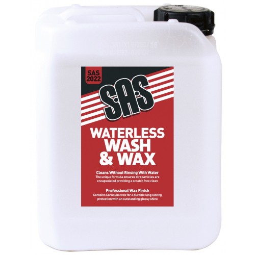 S.A.S Waterless Wash & Wax 5 Litre S.A.S Waterless Wash & Wax 5 Litre